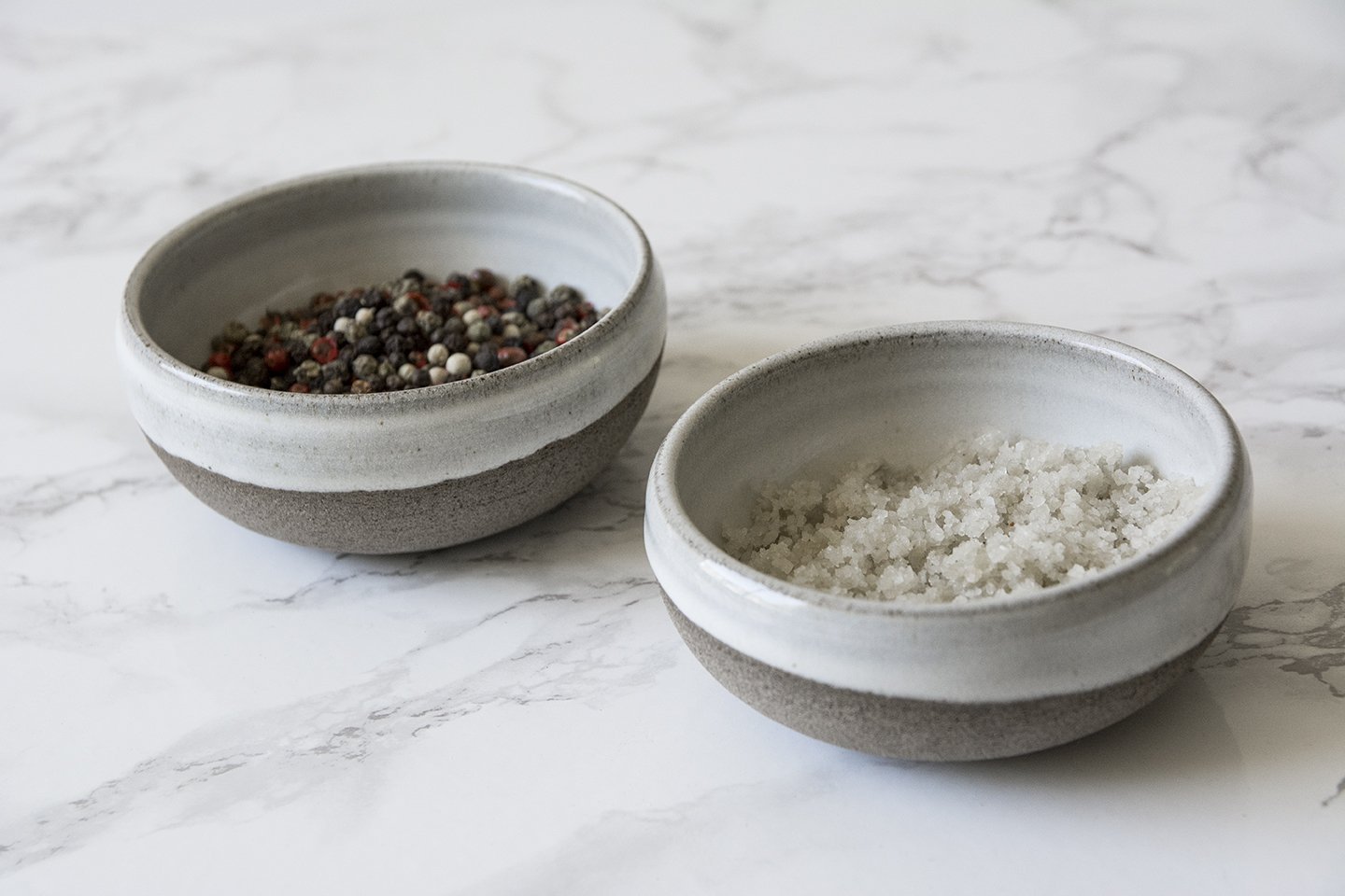 Mini White Farmhouse Pottery Serving Bowls - Mad About Pottery - Bowl