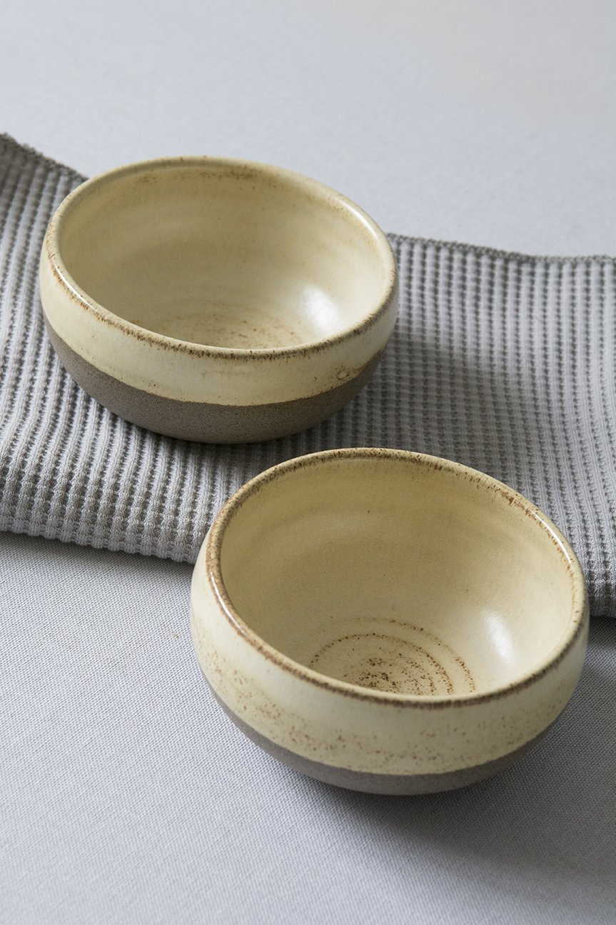 Mini Yellow Pottery Serving Bowls - Mad About Pottery - Bowl