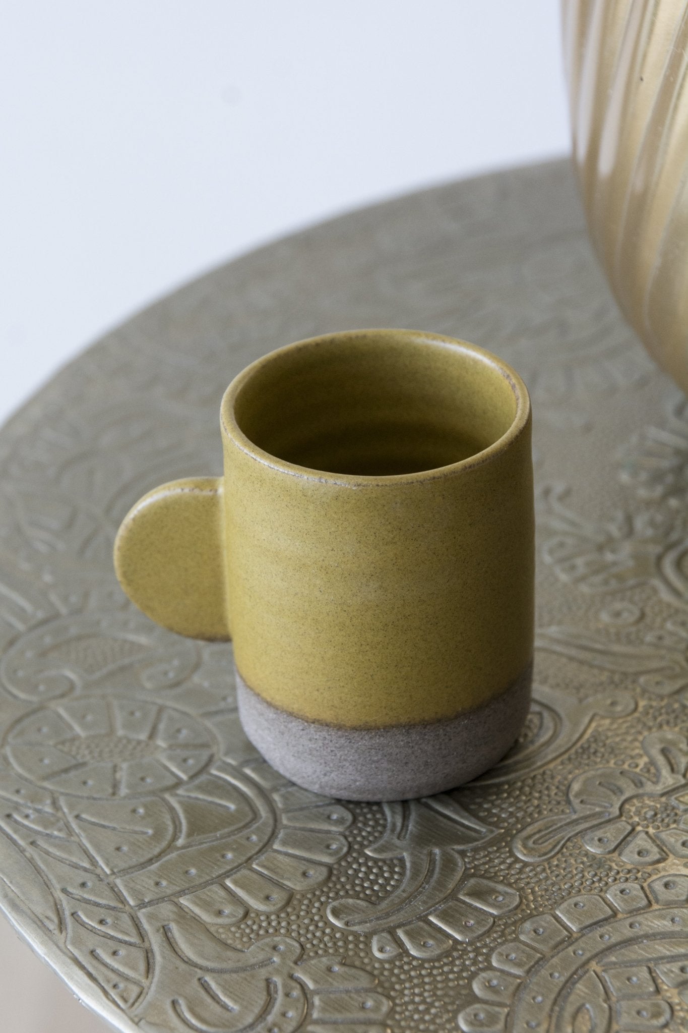Modern Espresso Coffee Cup 70 ml / 2.3 oz - Mad About Pottery- cup