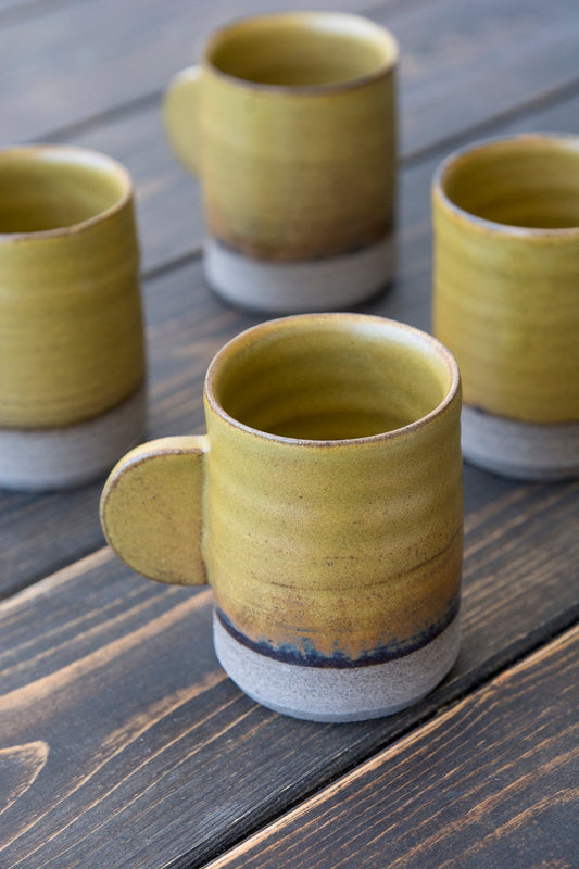 Pottery Espresso Cups, 5 fl. oz - Handcrafted Coffee Cups – Mad About  Pottery