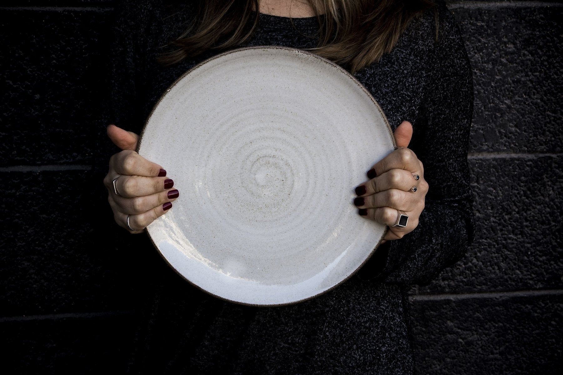 Pottery Dinnerware, 1 Place Setting, Main Course Plate and a Pasta Bowl - Mad About Pottery- plates
