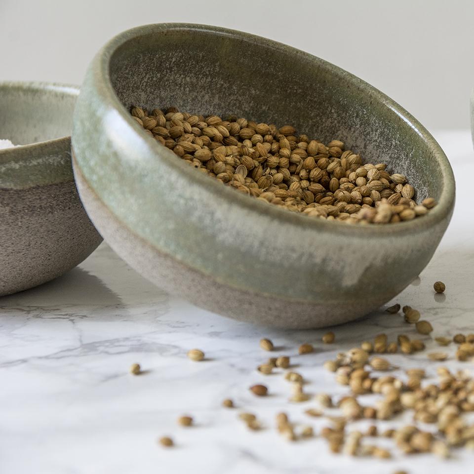 Pottery Dipping Bowls, Sage Green Glaze - Mad About Pottery - Bowl