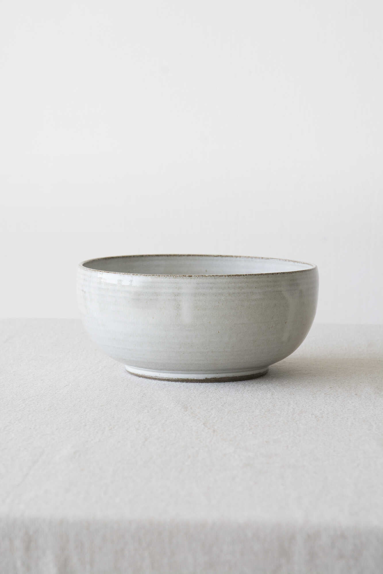 Rustic Ceramic Serving Bowl - Blue
