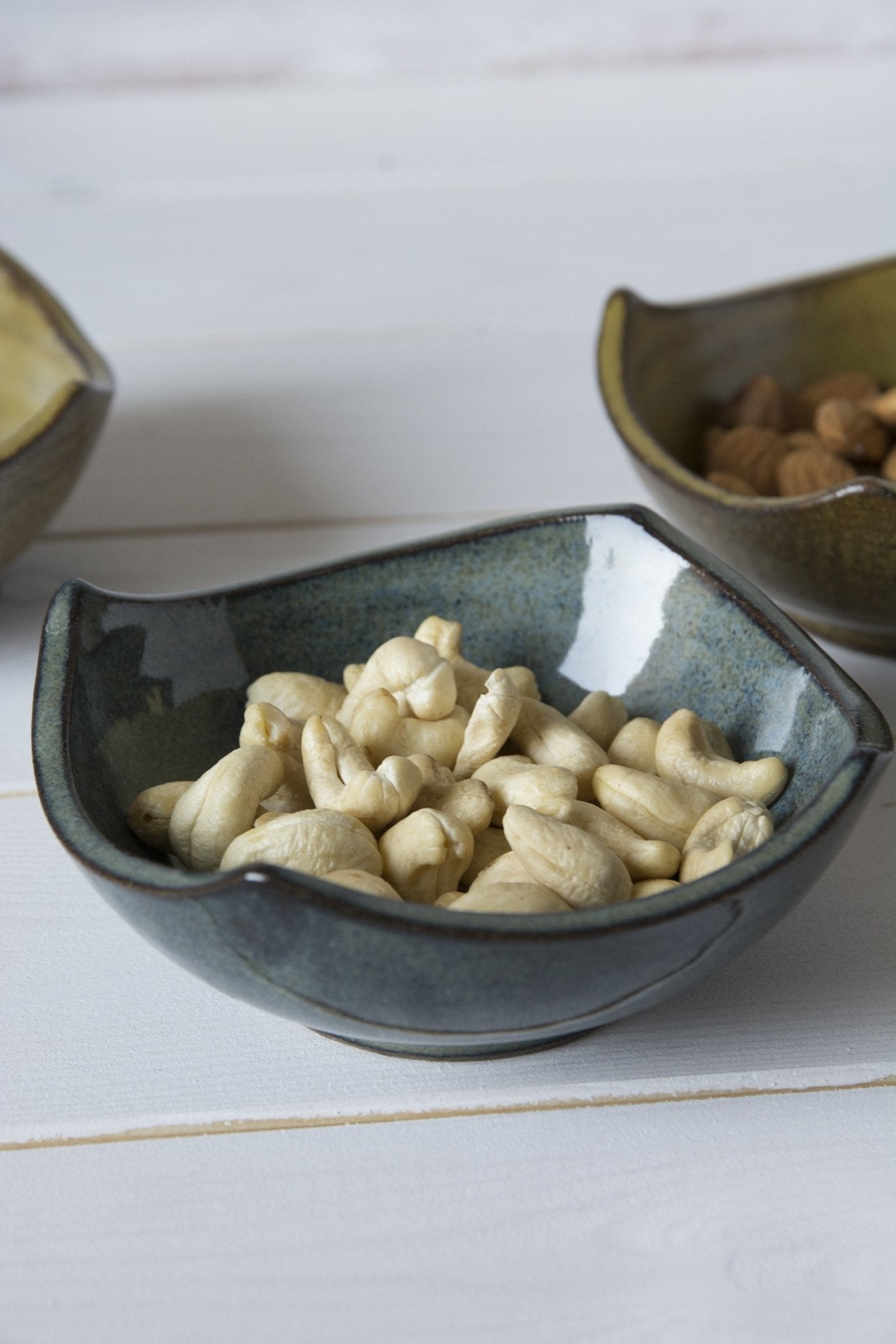 Set of 3 Shaped Versatile Mini Bowls - Mad About Pottery- Bowl