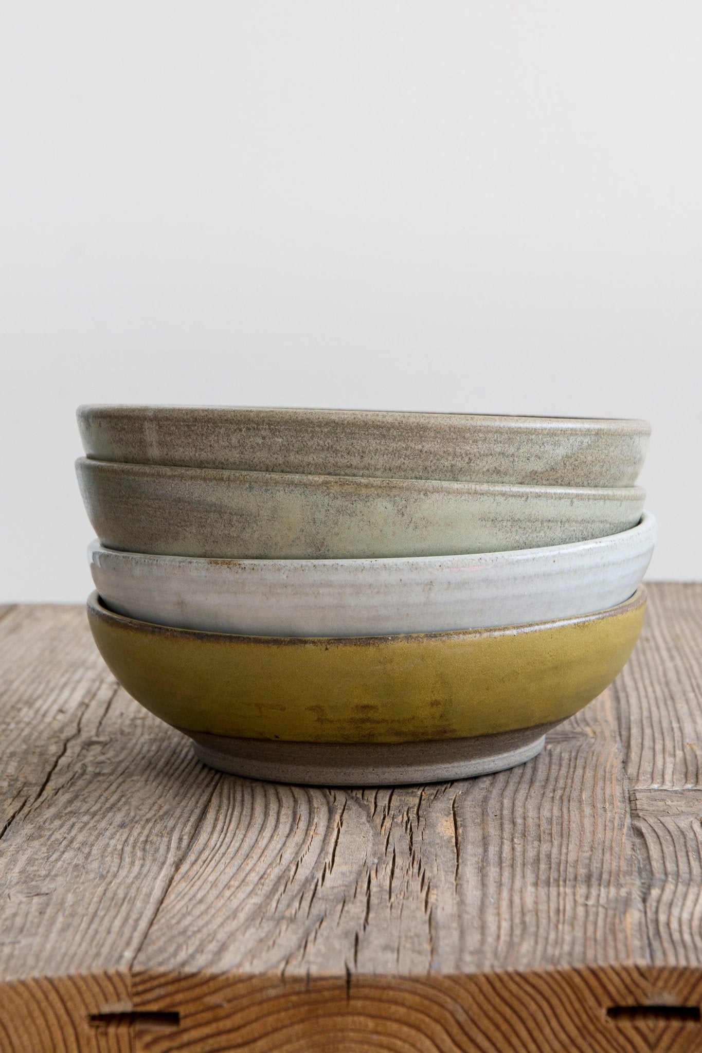 Set of 4 Bowls in Earth Tones - Mad About Pottery- Bowls