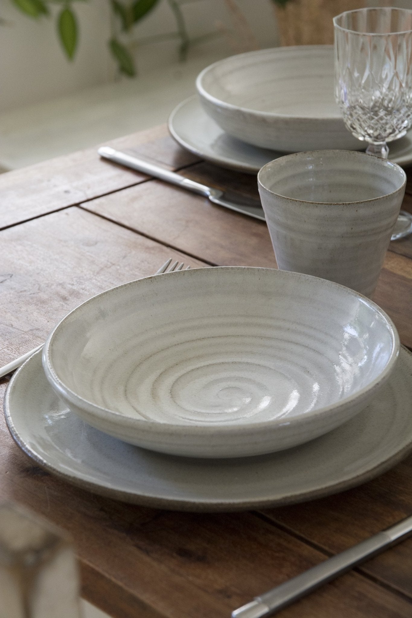 Shallow Serving Pottery Bowls - Mad About Pottery- Bowl