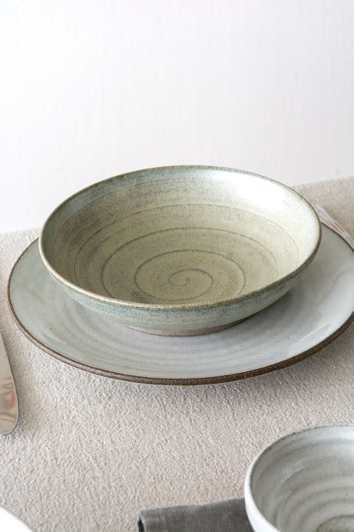 Shallow Serving Pottery Bowls - Mad About Pottery- Bowl