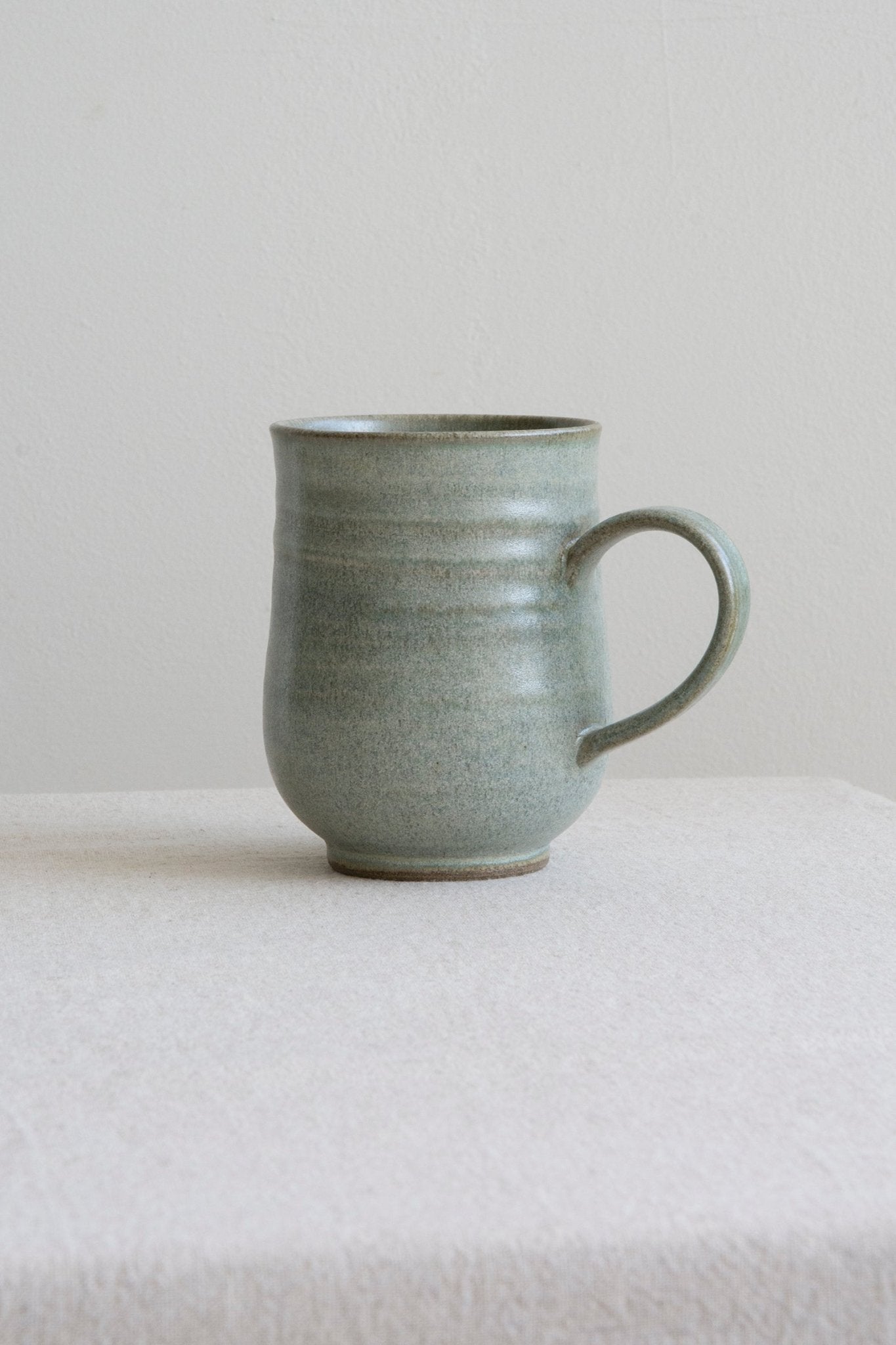 Slate Blue Pottery Coffee Mug, 14 fl oz - Mad About Pottery- Mug