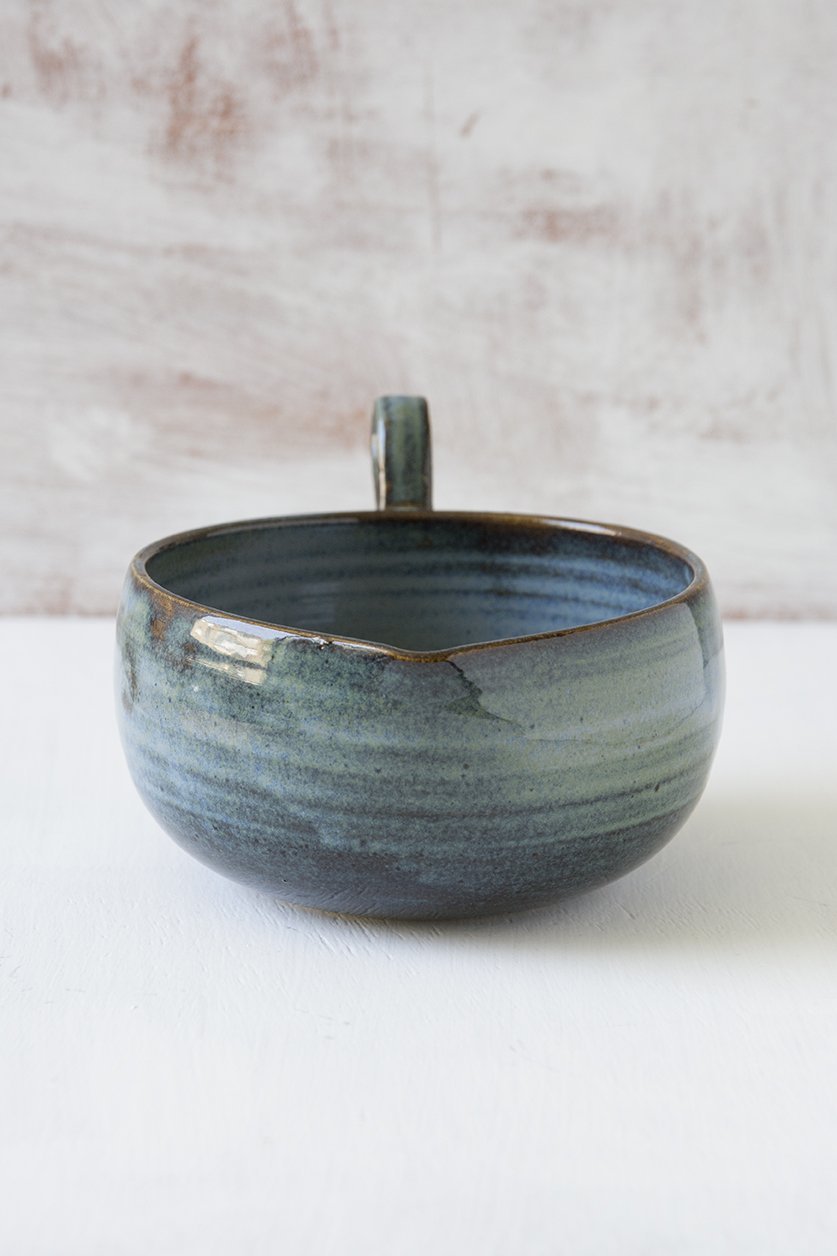 Small Blue Pottery Mixing Bowl - Mad About Pottery - Bowl