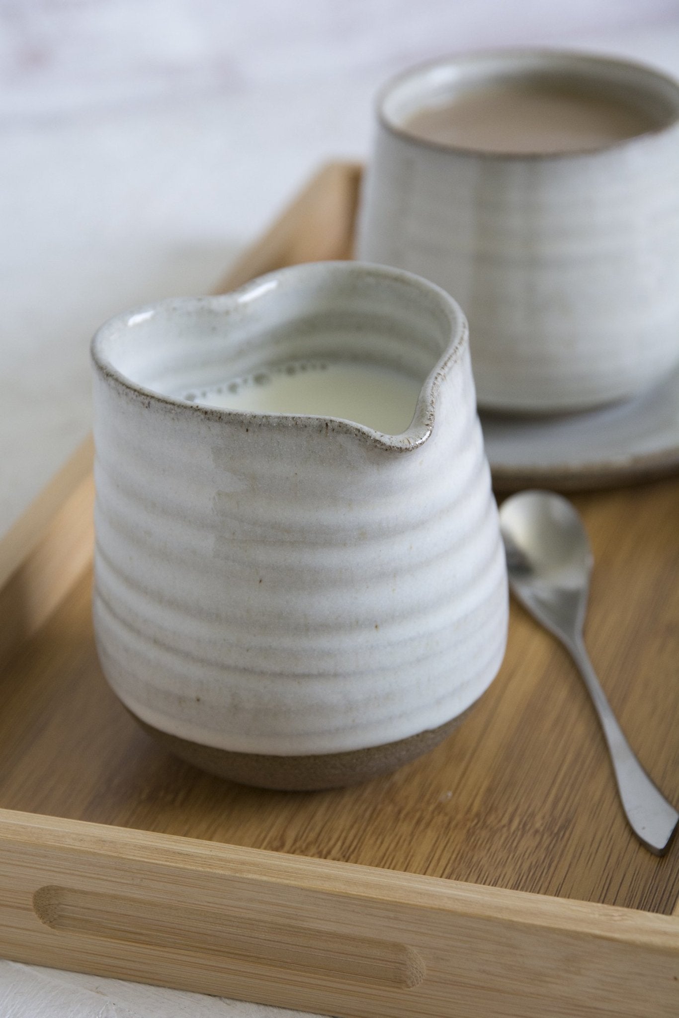 Creamer Stoneware Blue Heart Small Speckled and similar items