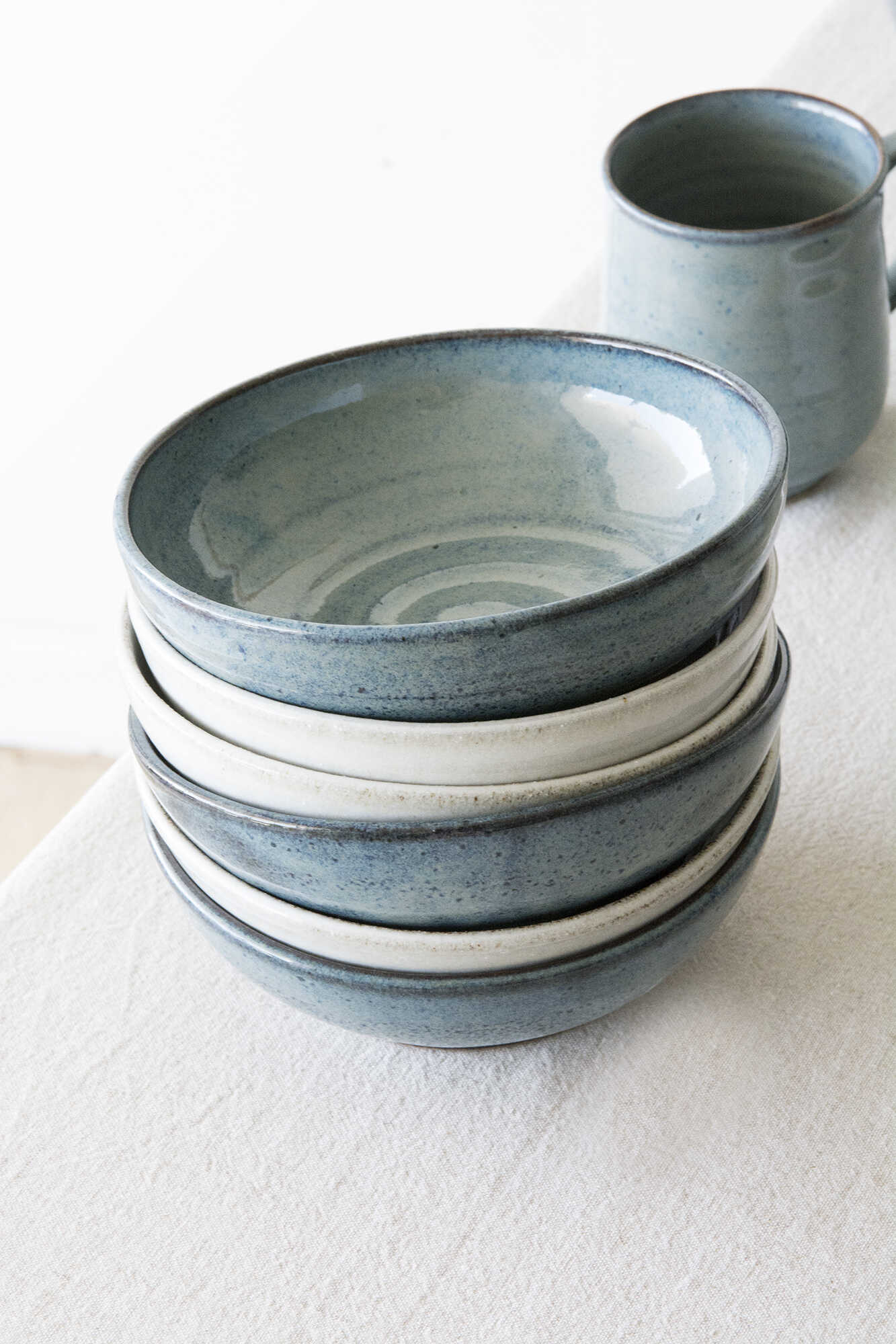 Stackable Ceramic Bowls - Mad About Pottery- Bowl