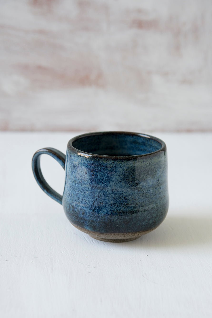 White 5 fl. oz Cappuccino Cup - Mad About Pottery- Mug