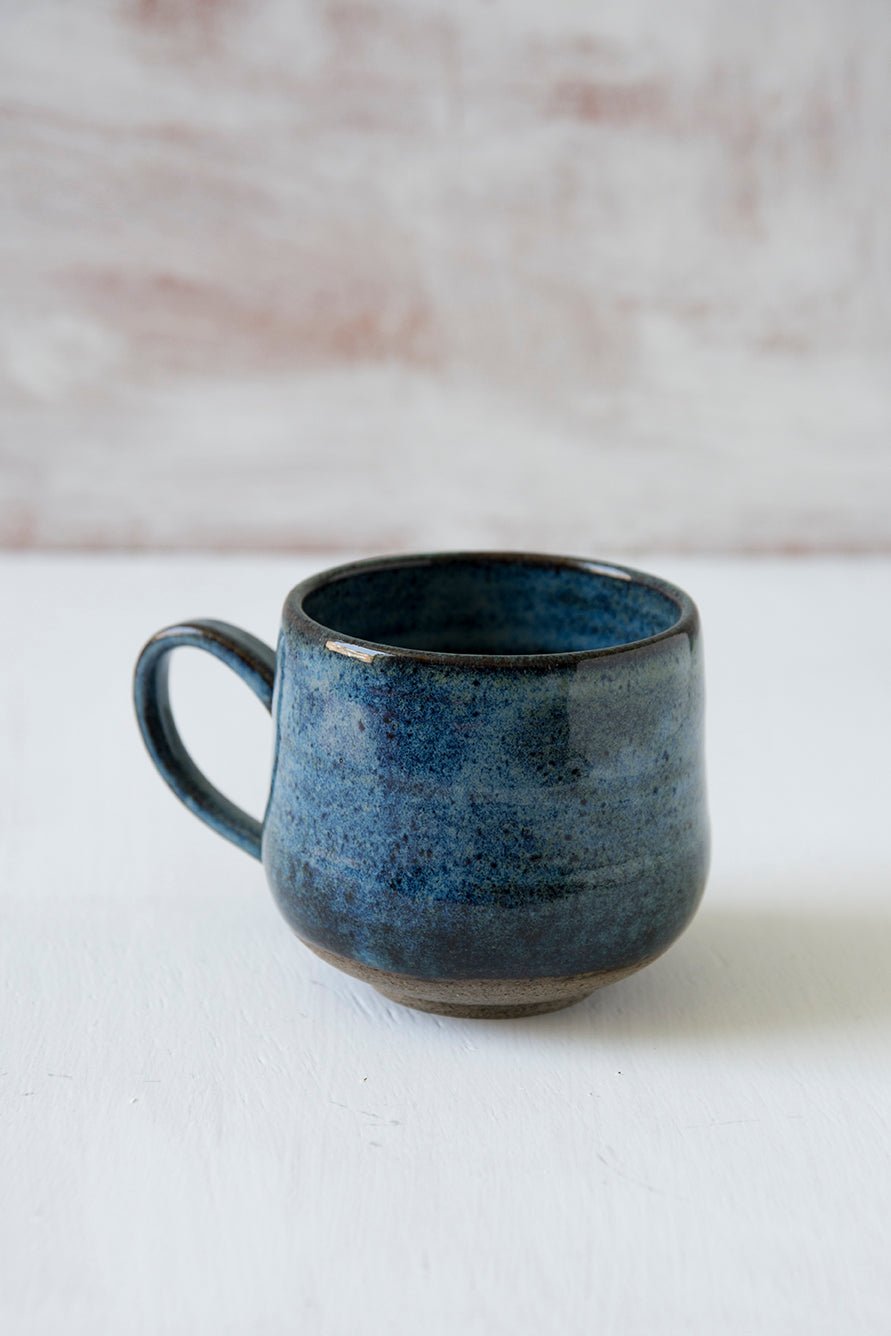 handmade porcelain cappuccino mug moon - JHA PORCELAIN