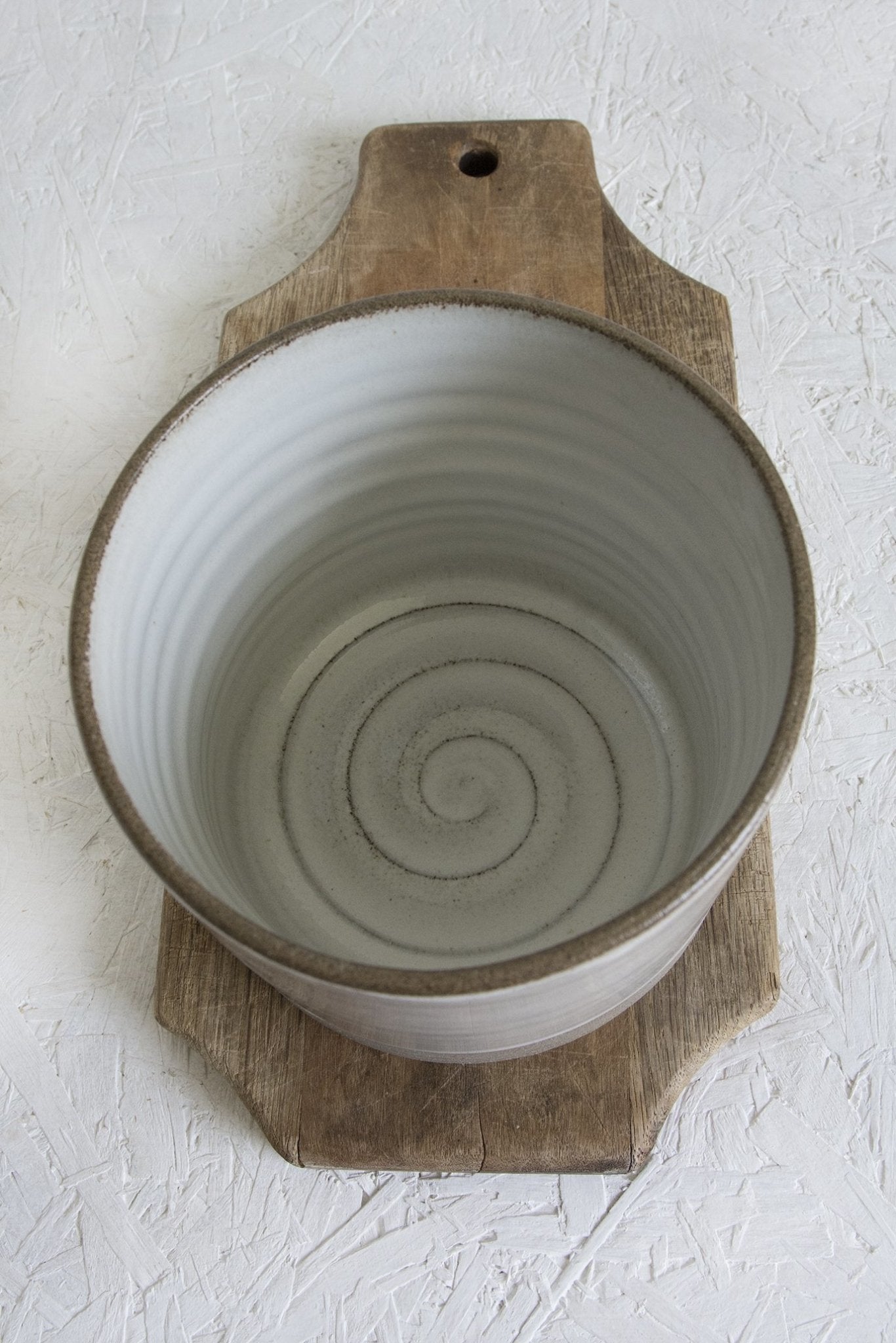 White Ceramic Utensil Holder – Stuck in the Mud Pottery