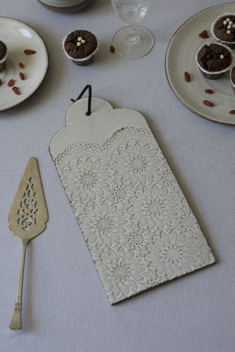 ceramic carpaccio butter board