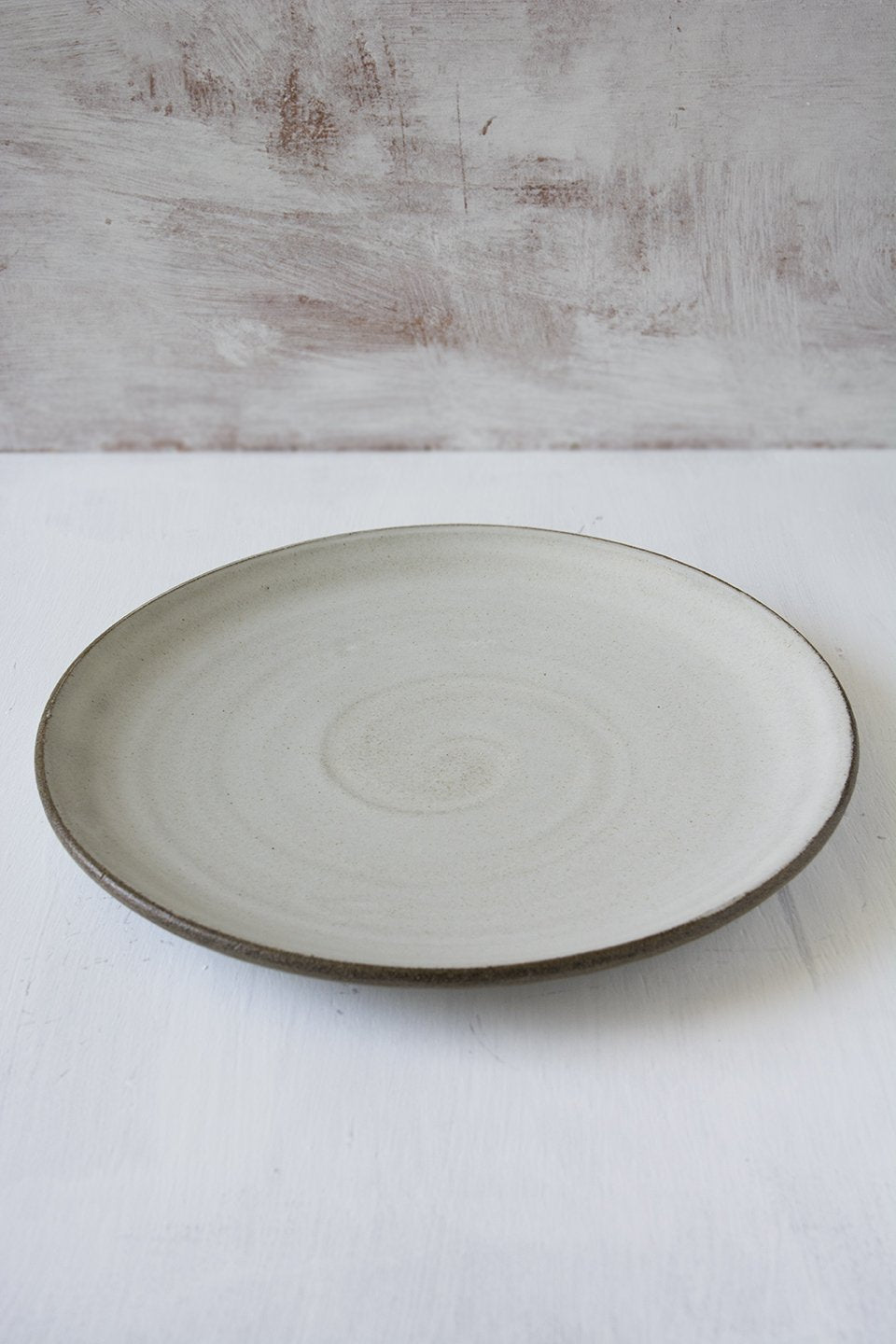 White Farmhouse Pottery Dinner Plate – Mad About Pottery