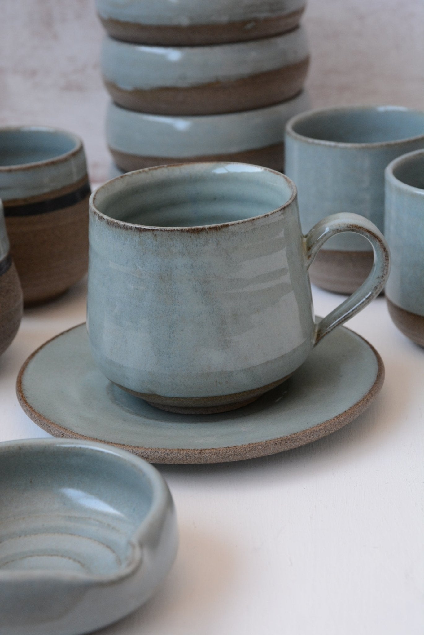 Pottery Espresso Cups, 5 fl. oz - Handcrafted Coffee Cups – Mad About  Pottery