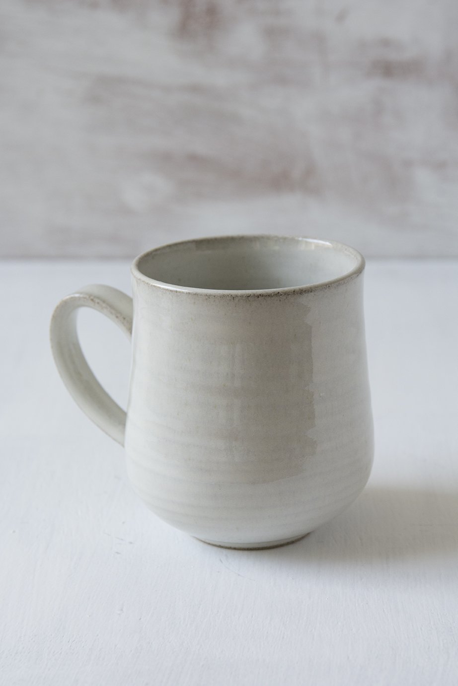 White Pottery Mug, 10 fl oz - Mad About Pottery - Mug