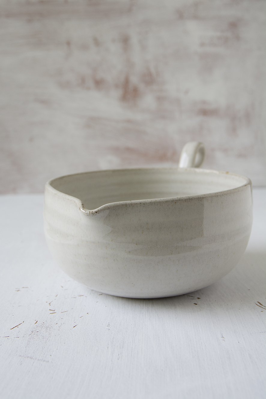 White Pottery Serving Bowl - Mad About Pottery - Bowl